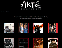 Tablet Screenshot of akte.fr